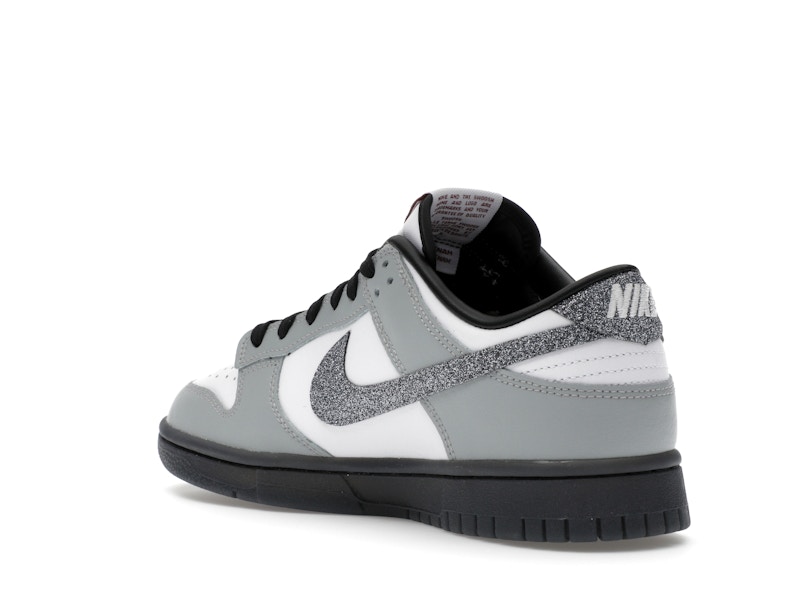 Nike Dunk Low LX Glitter Swoosh White Light Smoke Grey (Women's) - image 24