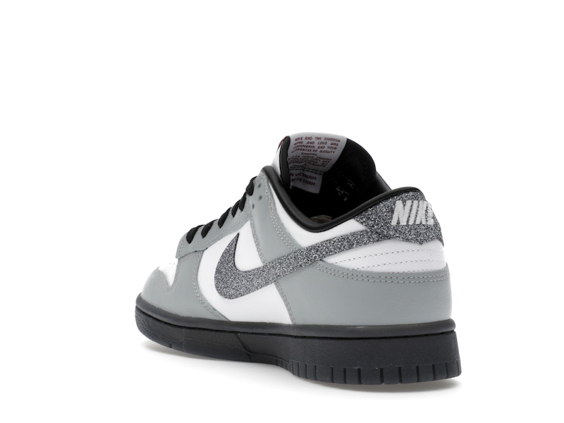 Nike Dunk Low LX Glitter Swoosh White Light Smoke Grey (Women's) - image 25