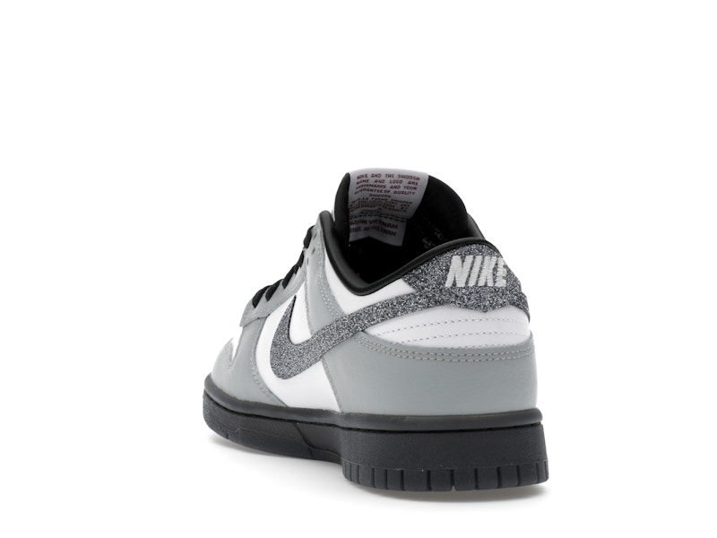 Nike Dunk Low LX Glitter Swoosh White Light Smoke Grey (Women's) - image 26