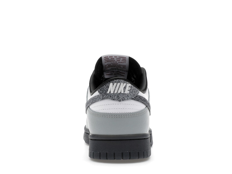 Nike Dunk Low LX Glitter Swoosh White Light Smoke Grey (Women's) - image 28