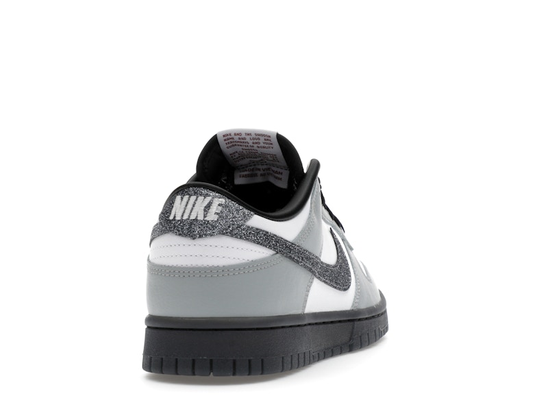 Nike Dunk Low LX Glitter Swoosh White Light Smoke Grey (Women's) - image 30