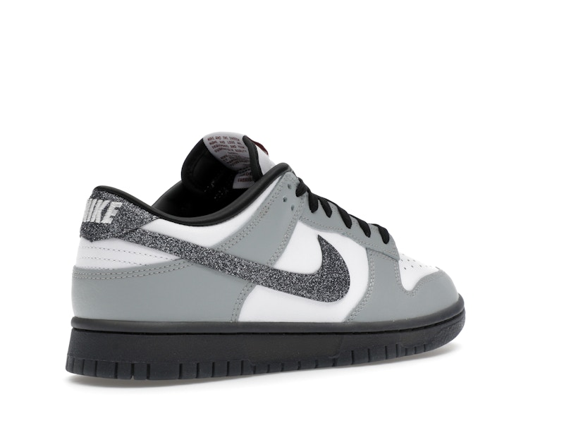 Nike Dunk Low LX Glitter Swoosh White Light Smoke Grey (Women's) - image 33
