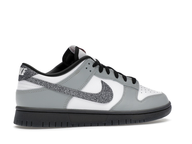 Nike Dunk Low LX Glitter Swoosh White Light Smoke Grey (Women's) - image 35
