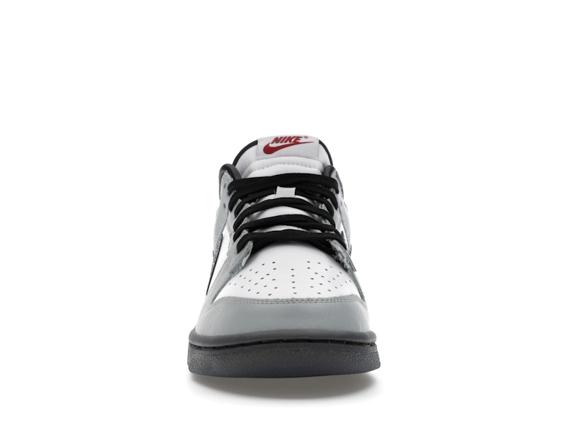 Nike Dunk Low LX Glitter Swoosh White Light Smoke Grey (Women's) - image 10
