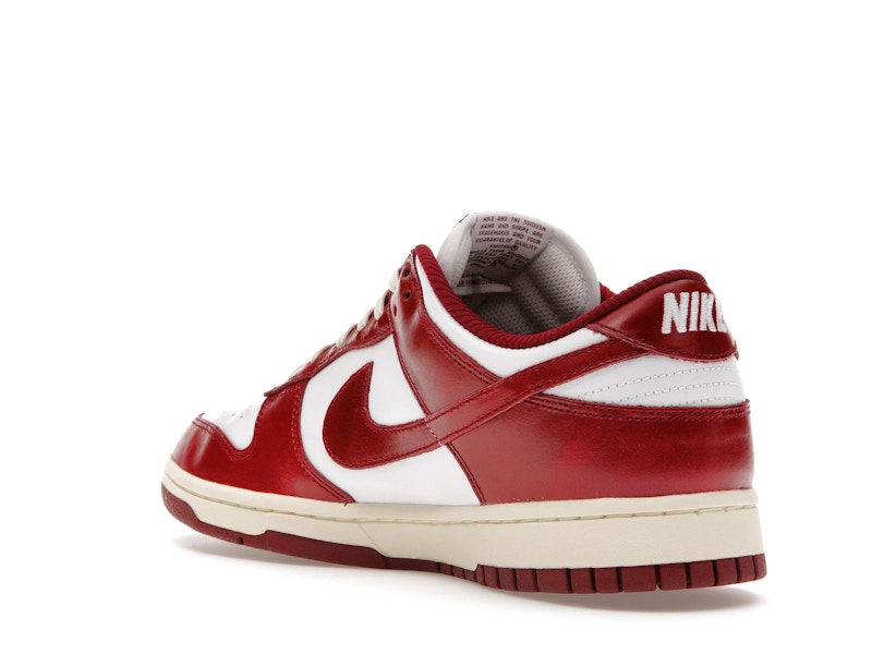 Nike Dunk Low PRM Vintage Team Red (Women's) - image 24