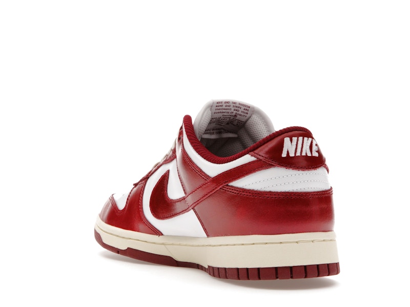 Nike Dunk Low PRM Vintage Team Red (Women's) - image 25
