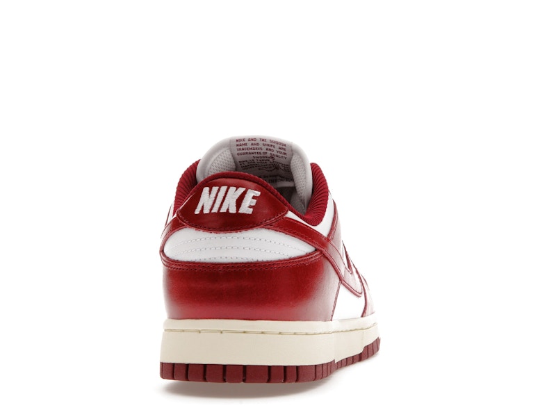 Nike Dunk Low PRM Vintage Team Red (Women's) - image 29