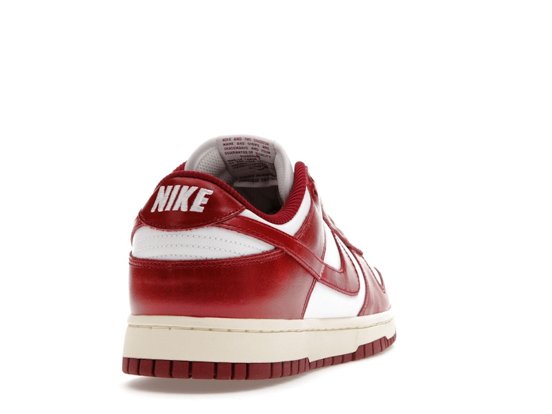 Nike Dunk Low PRM Vintage Team Red (Women's) - image 30