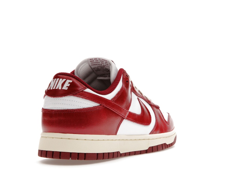 Nike Dunk Low PRM Vintage Team Red (Women's) - image 31