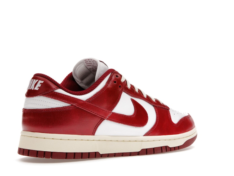Nike Dunk Low PRM Vintage Team Red (Women's) - image 33