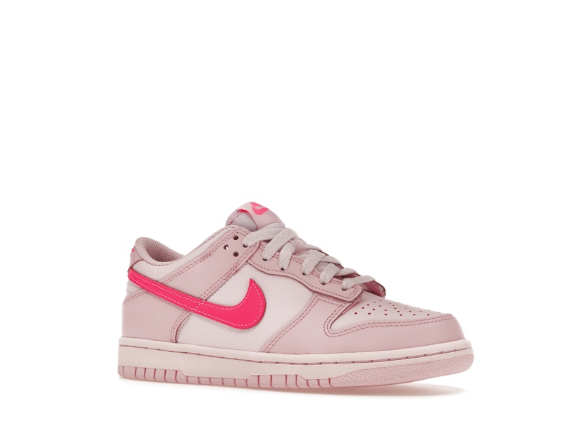 Nike Dunk Low Triple Pink (GS) - image 4