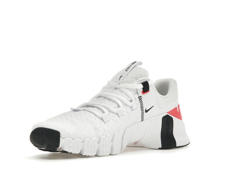 Nike Free Metcon 5 White Bright Crimson - image 15