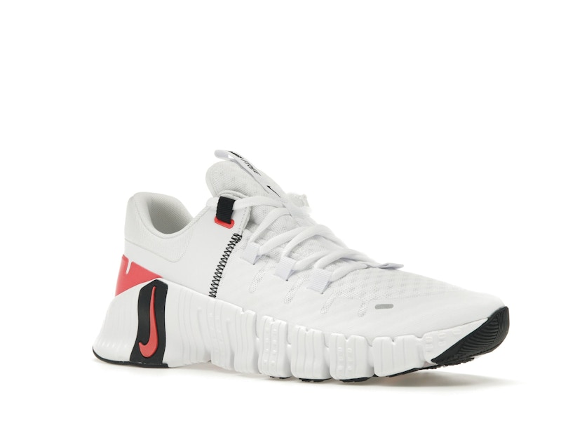 Nike Free Metcon 5 White Bright Crimson - image 5