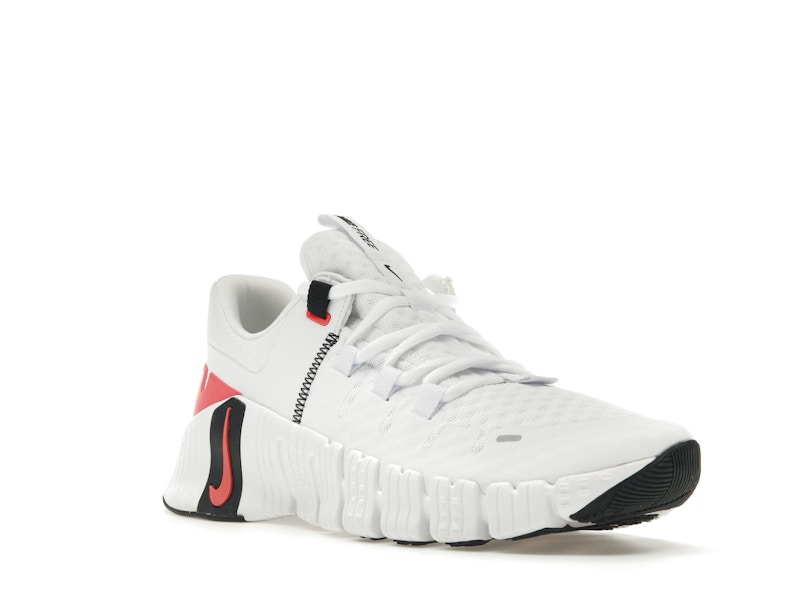 Nike Free Metcon 5 White Bright Crimson - image 6