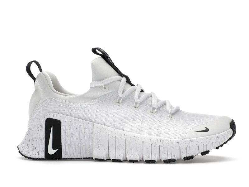 Nike Free Metcon 6 White Metallic Silver Light Smoke Grey Black (Women's) - image 2