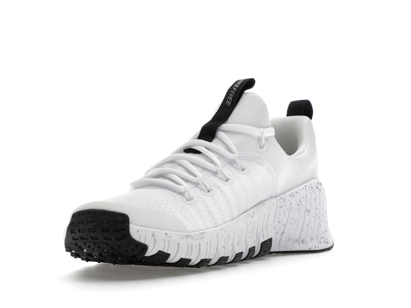 Nike Free Metcon 6 White Metallic Silver Light Smoke Grey Black (Women's) - image 14