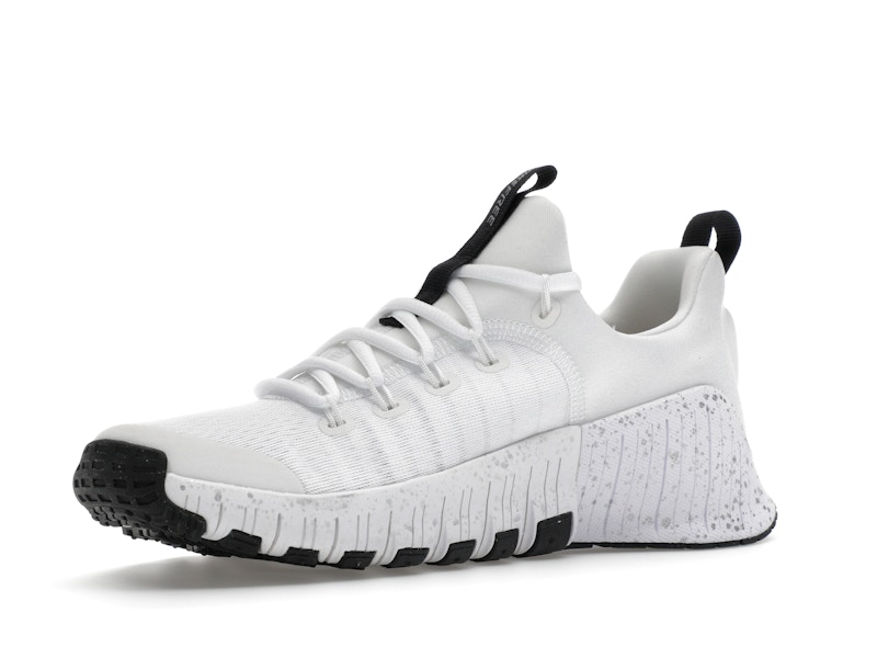 Nike Free Metcon 6 White Metallic Silver Light Smoke Grey Black (Women's) - image 16