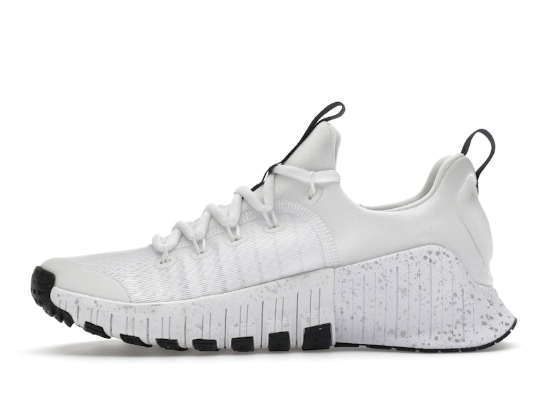 Nike Free Metcon 6 White Metallic Silver Light Smoke Grey Black (Women's) - image 19