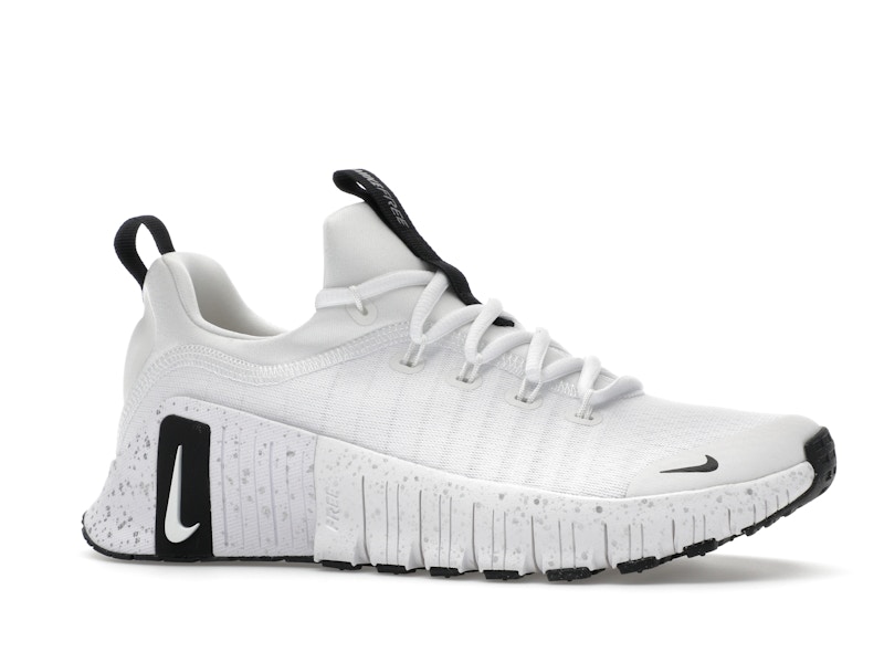 Nike Free Metcon 6 White Metallic Silver Light Smoke Grey Black (Women's) - image 3