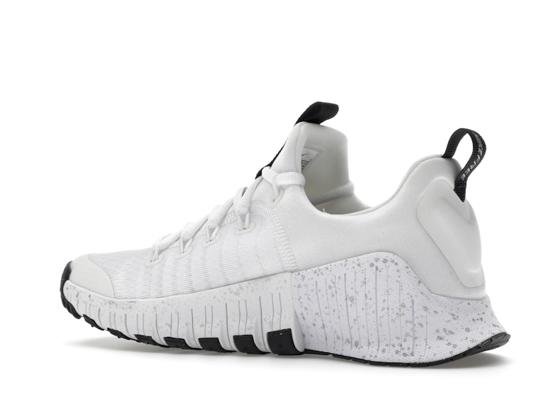 Nike Free Metcon 6 White Metallic Silver Light Smoke Grey Black (Women's) - image 22