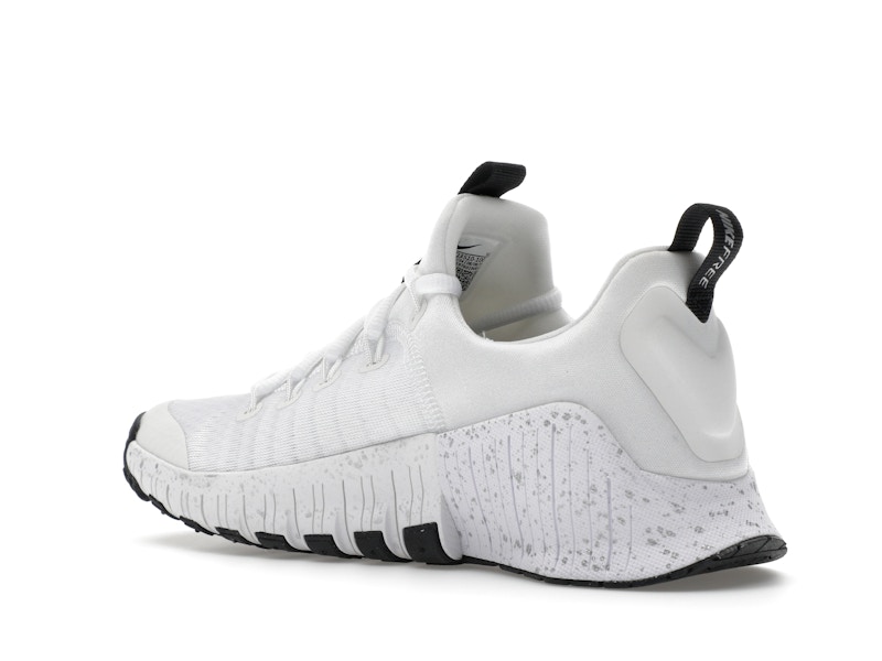 Nike Free Metcon 6 White Metallic Silver Light Smoke Grey Black (Women's) - image 23