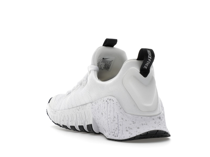 Nike Free Metcon 6 White Metallic Silver Light Smoke Grey Black (Women's) - image 25