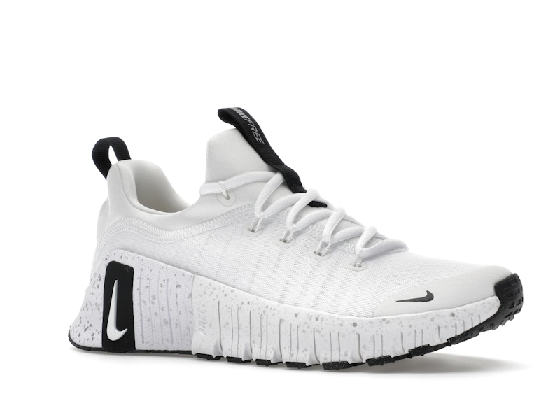 Nike Free Metcon 6 White Metallic Silver Light Smoke Grey Black (Women's) - image 4
