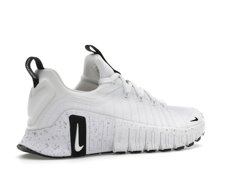 Nike Free Metcon 6 White Metallic Silver Light Smoke Grey Black (Women's) - image 34