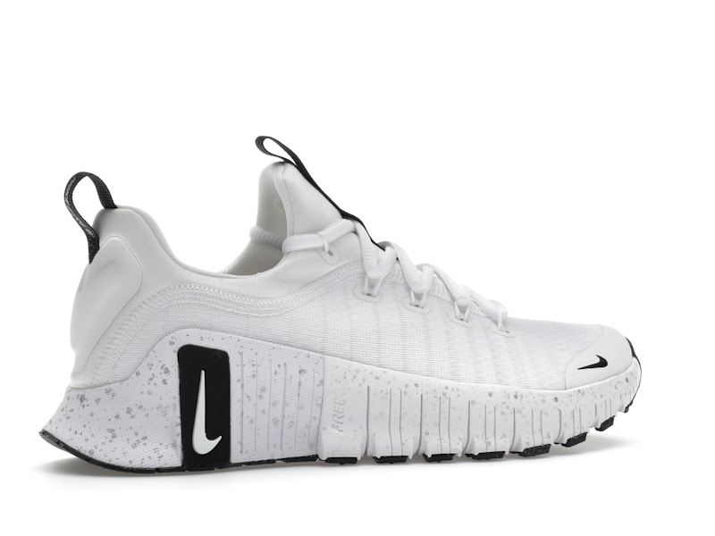 Nike Free Metcon 6 White Metallic Silver Light Smoke Grey Black (Women's) - image 35