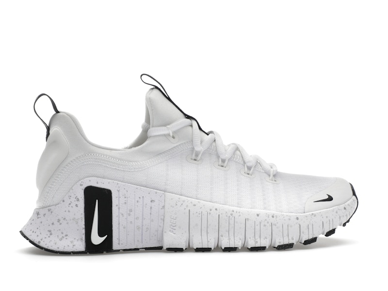 Nike Free Metcon 6 White Metallic Silver Light Smoke Grey Black (Women's) - image 36