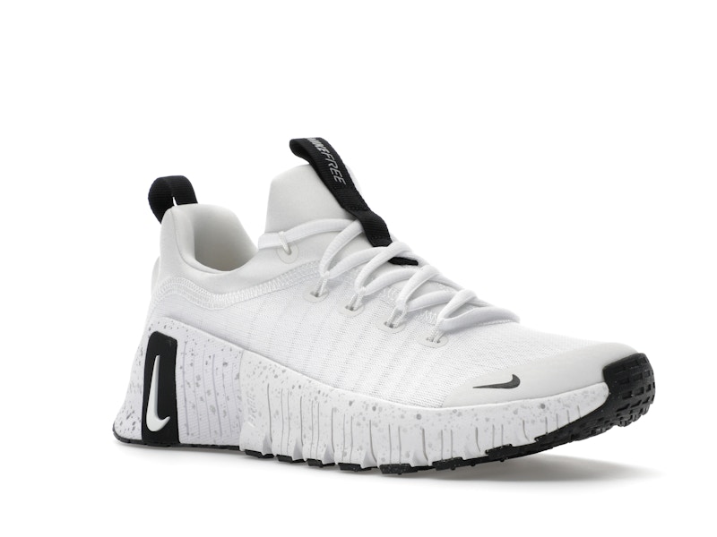 Nike Free Metcon 6 White Metallic Silver Light Smoke Grey Black (Women's) - image 5