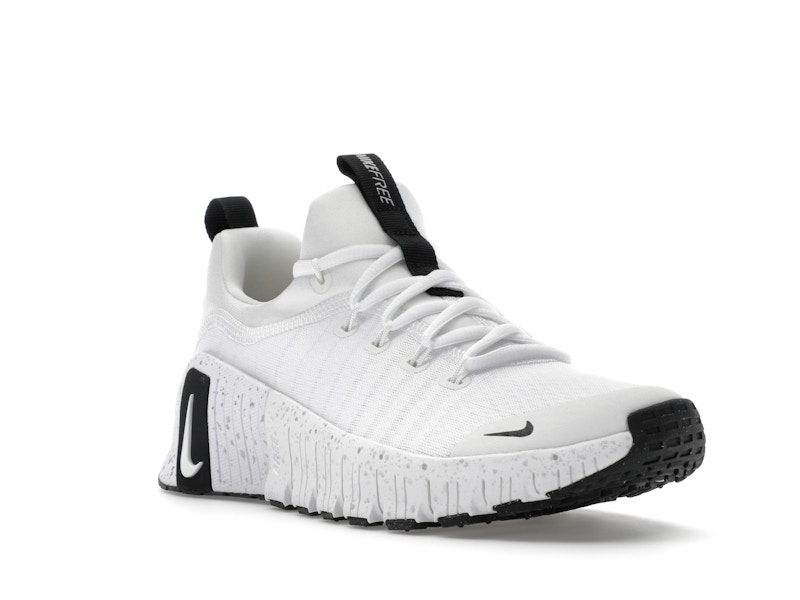 Nike Free Metcon 6 White Metallic Silver Light Smoke Grey Black (Women's) - image 6