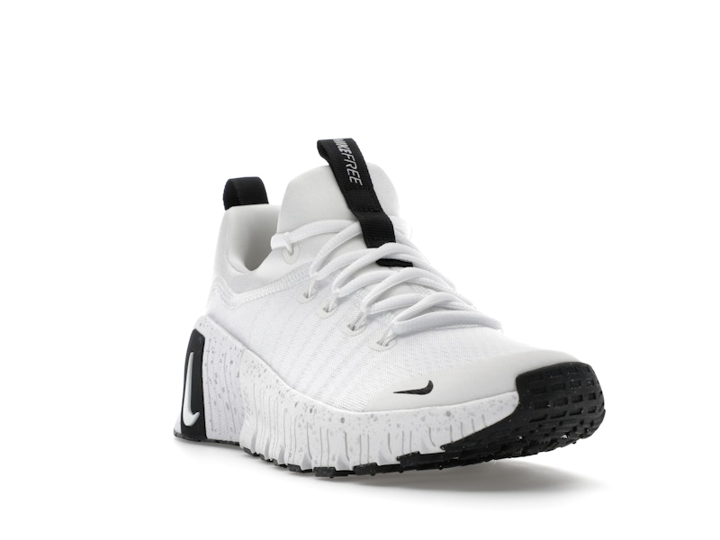 Nike Free Metcon 6 White Metallic Silver Light Smoke Grey Black (Women's) - image 7