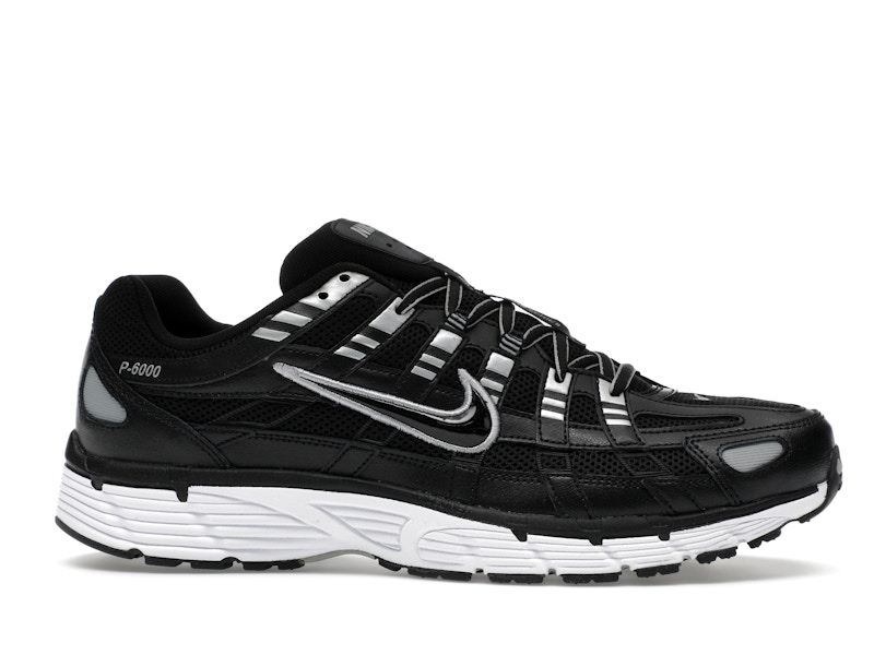 Nike P-6000 Black White Metallic Silver - image 2