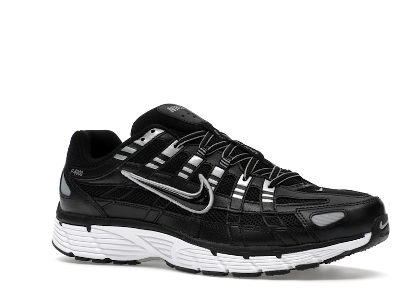 Nike P-6000 Black White Metallic Silver - image 4