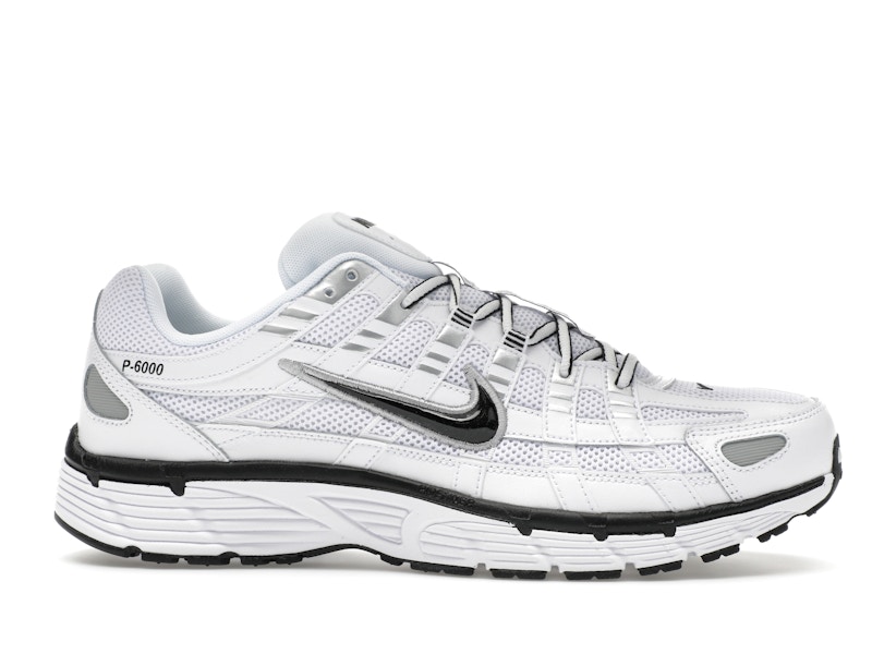 Nike P-6000 White Metallic Silver Black - image 2