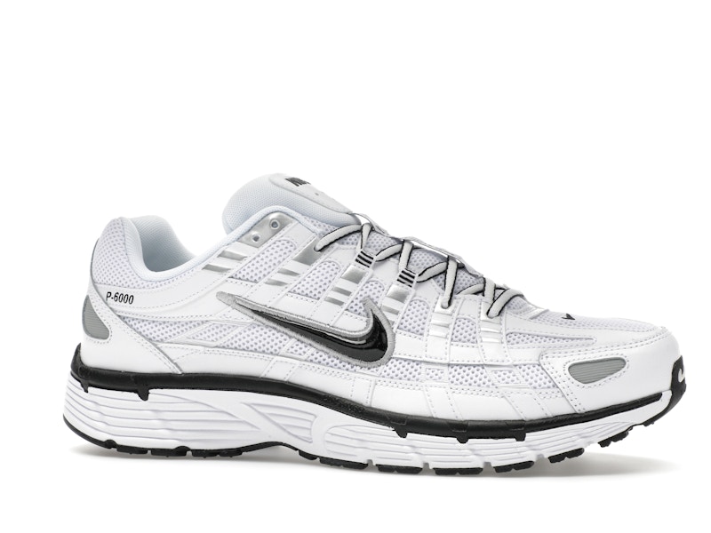 Nike P-6000 White Metallic Silver Black - image 3
