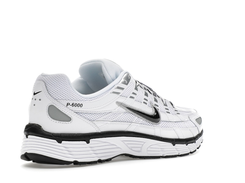 Nike P-6000 White Metallic Silver Black - image 33
