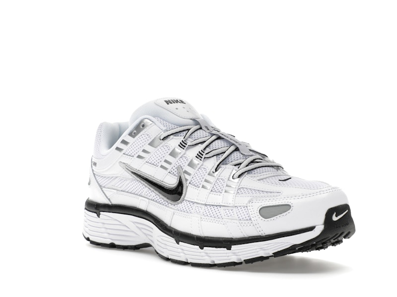 Nike P-6000 White Metallic Silver Black - image 6