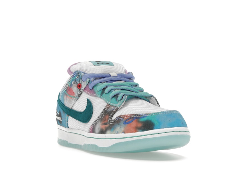 Nike SB Dunk Low Futura Laboratories Bleached Aqua - image 7