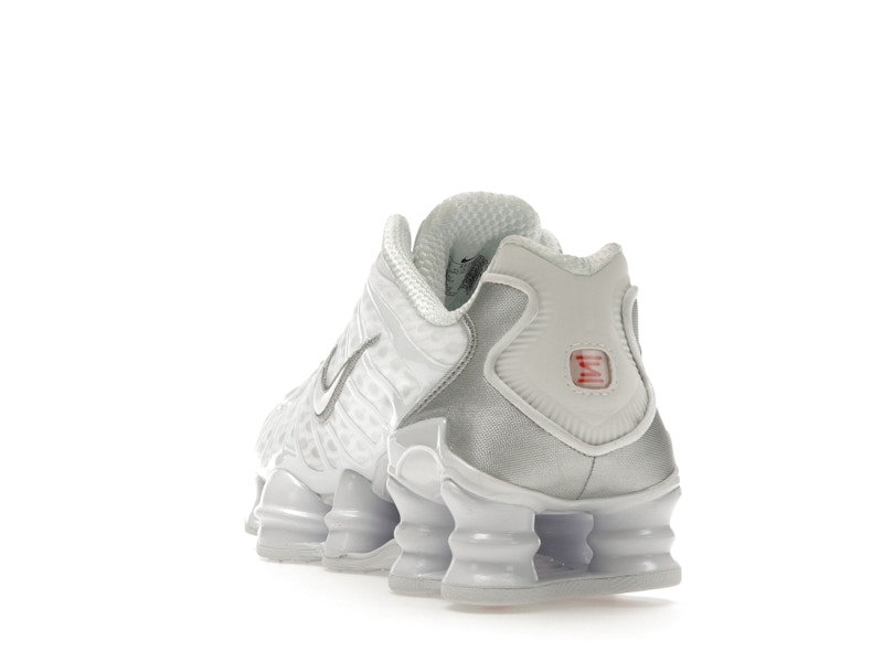 Nike Shox TL White Metallic Silver Max Orange (Women's) - image 26