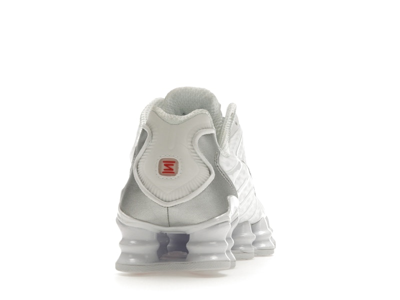Nike Shox TL White Metallic Silver Max Orange (Women's) - image 29