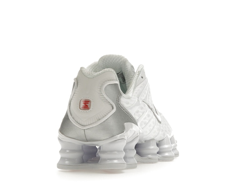 Nike Shox TL White Metallic Silver Max Orange (Women's) - image 30