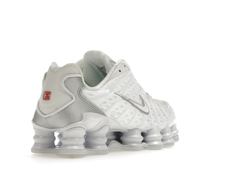 Nike Shox TL White Metallic Silver Max Orange (Women's) - image 32