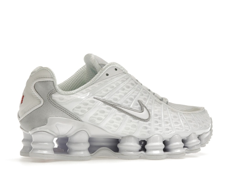 Nike Shox TL White Metallic Silver Max Orange (Women's) - image 35