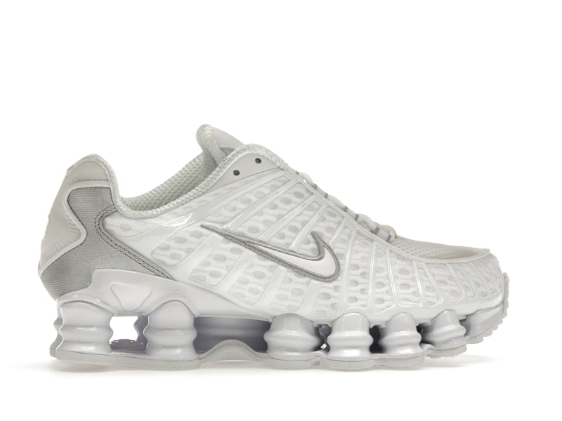 Nike Shox TL White Metallic Silver Max Orange (Women's) - image 36