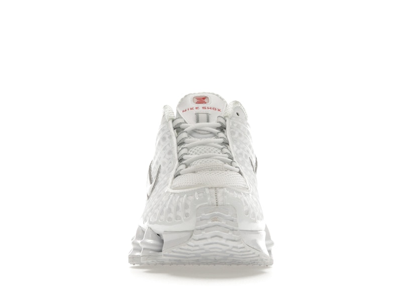 Nike Shox TL White Metallic Silver Max Orange (Women's) - image 10