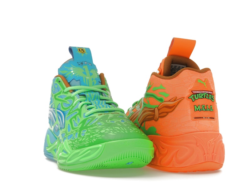Puma LaMelo Ball MB.04 Teenage Mutant Ninja Turtles Leonardo & Michelangelo - image 8
