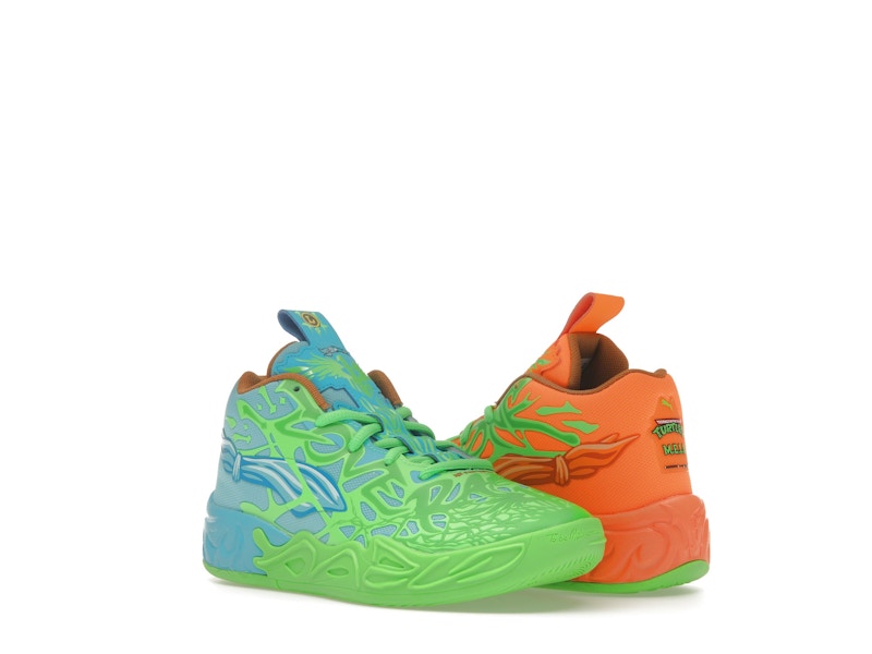 Puma LaMelo Ball MB.04 Teenage Mutant Ninja Turtles Leonardo & Michelangelo (PS) - image 5