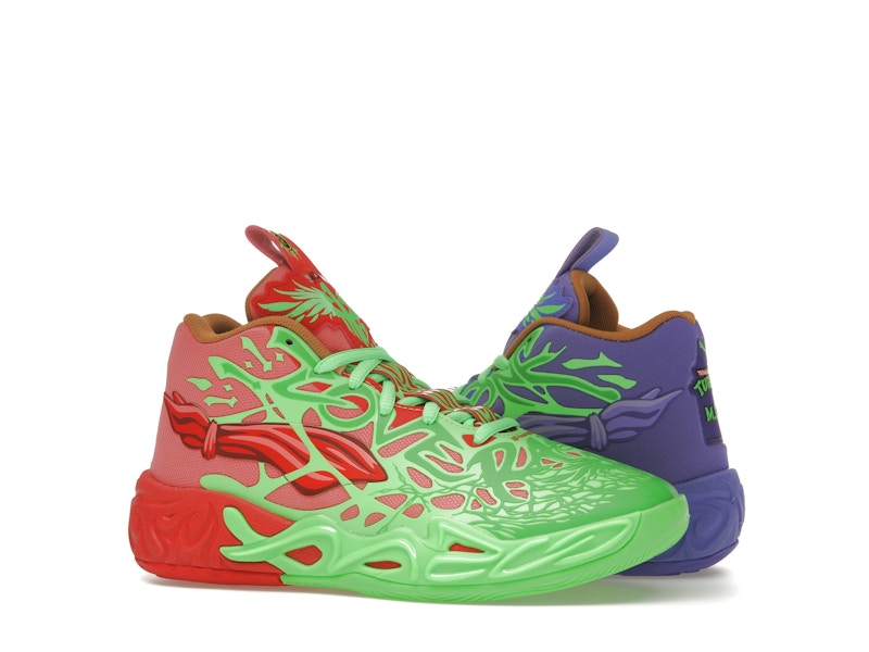 Puma LaMelo Ball MB.04 Teenage Mutant Ninja Turtles Raphael and Donatello (GS) - image 3